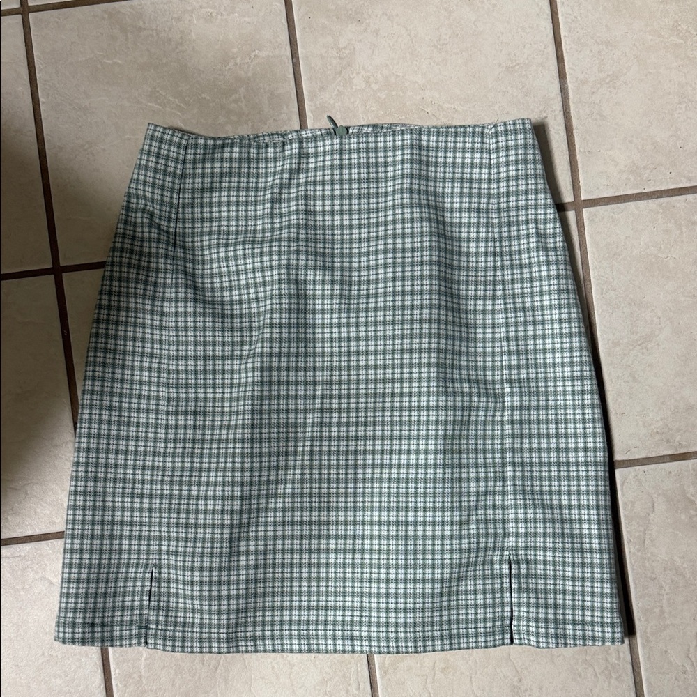 Classic Green Plaid Women's Skirt